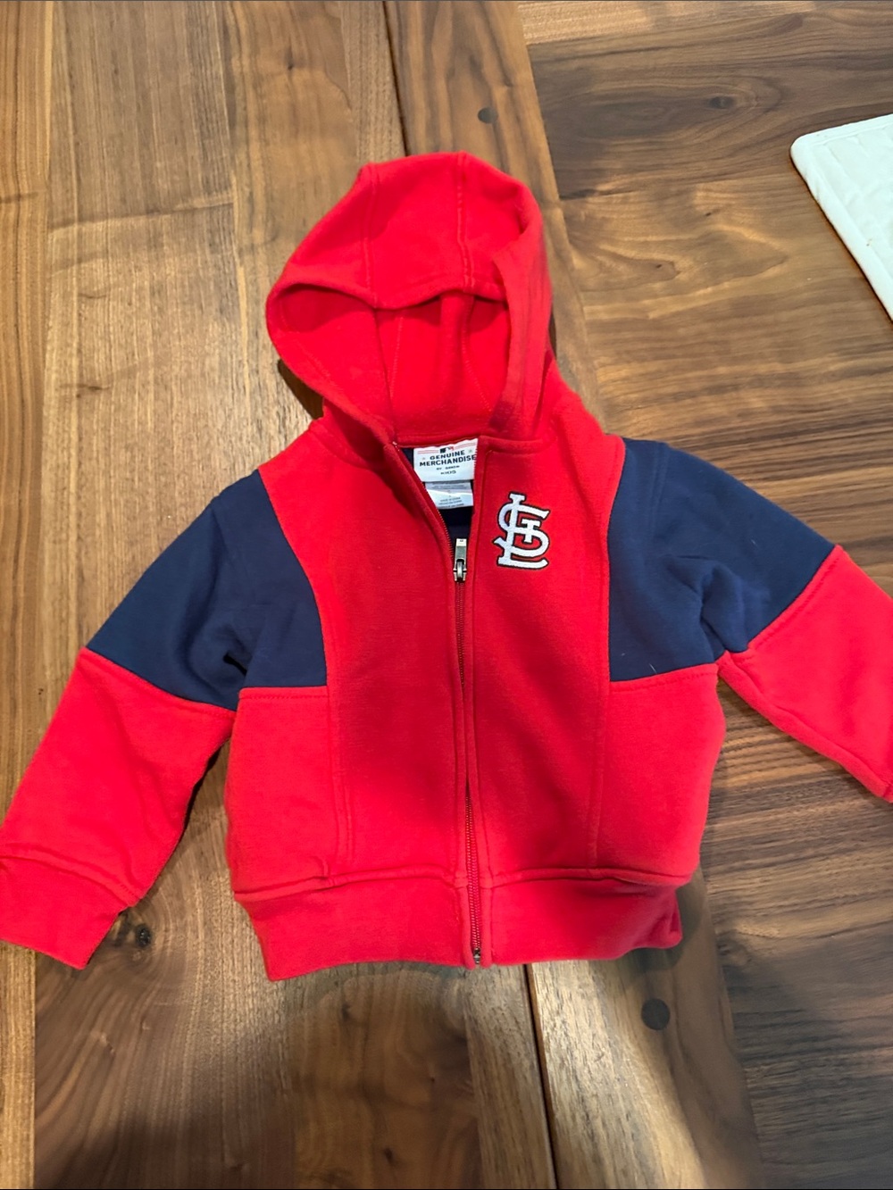Genuine Merchandise Red & Navy St. Louis Cardinals Toddler Hoodie